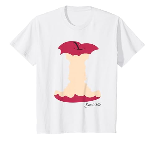 Image of Kids Princess Colour Silhouette Snow White Apple T-Shirt