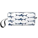 Kompakte Reisetasche mit Haifisch-Motiv, leichter Handorganizer, 600D-Oxford-Gewebe und Schaumstoffpolsterung, Fitness-Essentials