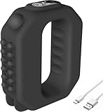 Small Lightweight Vibration Plate Portable, Exercise Shaker Machine with Massager Function, Cordless and Mini, 3 Modes & 6 Intensities, Black