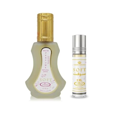 Al-Rehab Soft 2-Piece Set for Women, (1.18 Oz Eau De Parfum Spray + 0.20 Oz Concentrated Perfume Rollerball) Cover