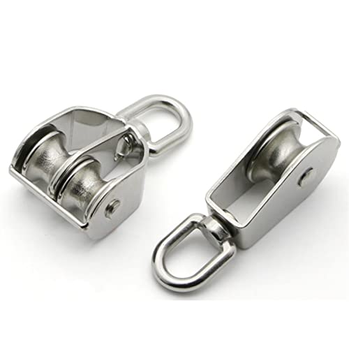 ZAFONI Pulleys, Pulley Block Stainless Steel Pulley Traction...