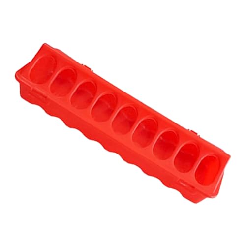 Xanorrg Comederos Automáticos para Pollos Cubo Aves De Corral Suelo con Forma Agujero Doble Un Suministro Alimentación Constante Pollo Granja Pequeña