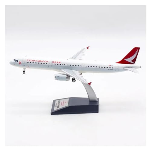 Juguete fundido a presión Cathay Dragon A321 maqueta de avión 1:200