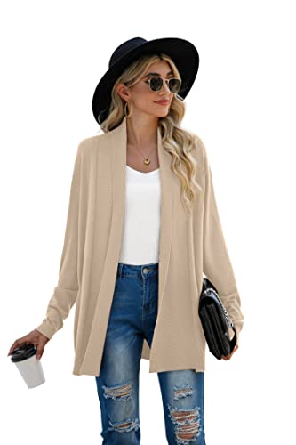 GRECERELLE Women's Long Sleeve Open Front Lightweight Casual Business Dressy Cardigan Sweater Fall Winter3