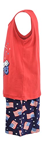 Image of Unique Baby Boys American Boy 4th of July 2pc Tank Shorts Set