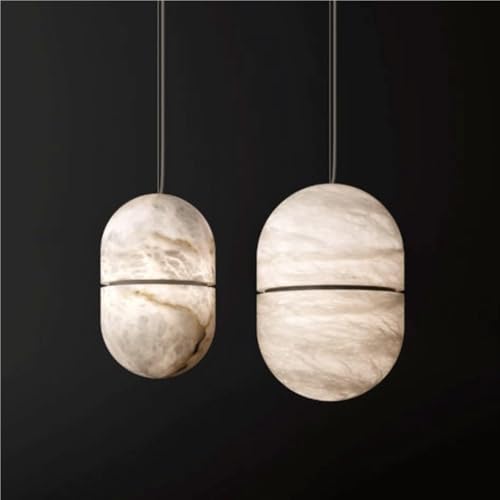 Suspension design aspect marbre blanc haut de gamme G9
