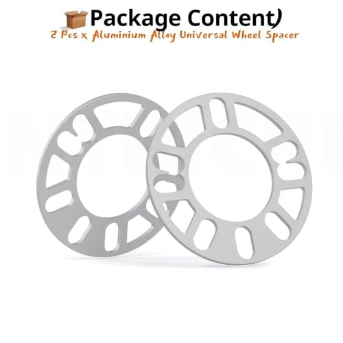 Entretoises roue universelles 12mm usinées avec précision pour PCD 98 à 127