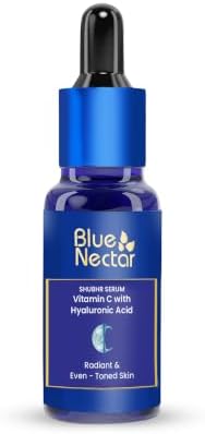 Blue Nectar Vitamin C Serum for Glowing Skin with Hyaluronic Acid Serum
