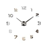 xl uhren ⭐ Einfach zu Installieren, Paket beinhaltet selbstklebende Aufkleber und Hilfsmaßstabslineal für leichtere Installation. Jeder Spiegel hat einen Schutzfilm, bitte nach der Montage abreißen.Die Abziehbilder können auf allen glatten Oberflächen angewandt werden, wie zB Wände, Türen, Fenster, Wandschränke, Plastik, Metall, Fliesen etc.