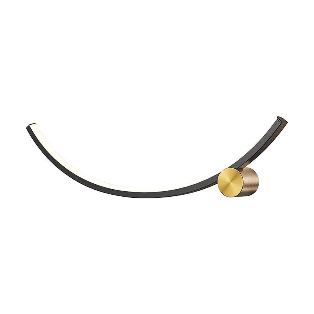 Lámpara de pared de pasillo de tira negra LED para solucionar zonas oscuras en casa