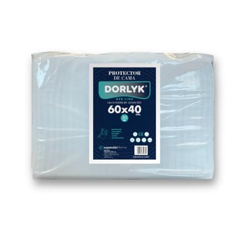 DORLYK 30 Empapadores Desechables - Empapadores Cama Adultos 60X40 - Protector Cama - Empapador 60x40 - Empapadores Bebe - Empapadores Perros - Salvacamas 60x40 - Empapadores Desechables