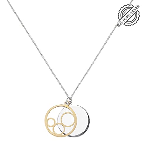 Image of Miss Highness 925 Silver Butterfly Pendant Necklace for Women & Girls | Daily Wear | Silver Jewellery With Authenticity Certificate | Gift for Girlfriend Wife | With Chain Pendant