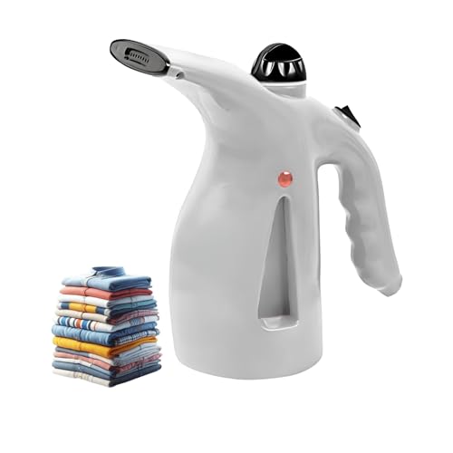 Vaporizador Portátil para Roupas, 800W, Tanque 300ml, Branco, com Escova e Medidor - 1