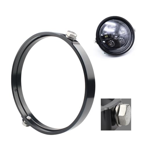 Adaptador LED redondo con soporte montaje barra luz y accesorios de motocicleta 3