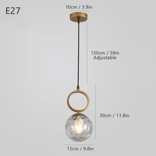 Suspension multi-têtes E27 en fer forgé pour illuminer les pièces sombres