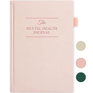 Mental Health Journal, Anxiety & Guided Journal for Women, 91 Days Self Care Journal to Practice Positive Thinking, ADHD Planner with Mood Tracker (A5 Size)-Pink