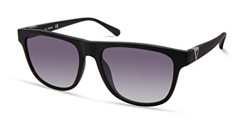 GUESS Men's Rounded Bottom Square Sunglasses