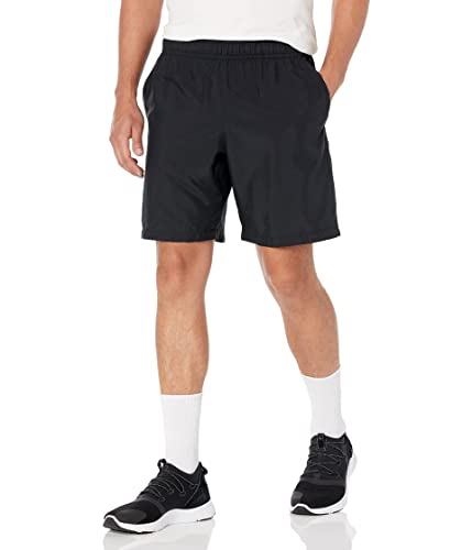 Under Armour Men's Woven Graphic Shorts, (003) Black / / Versa Blue, Small - image 1