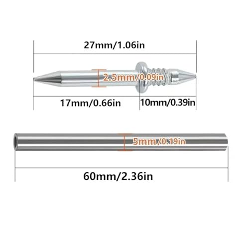 Clavos de Doble Cabeza Galvanizados para Muebles de Madera con Mangos Lisos (300 piezas) miniatura 4
