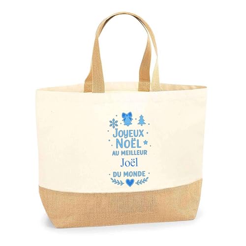 Sac de Noël humoristique Joël pour partager un moment complice entre collègues