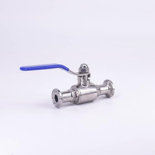 Válvula de bola Tri Clamp de acero inoxidable 304 con tubería de 25mm OD 5