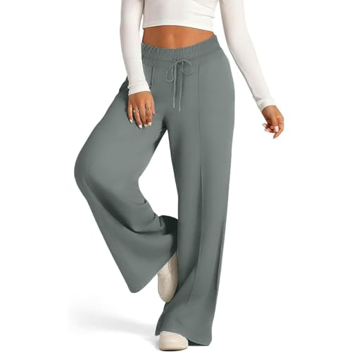 Wide Leg Sweatpants Women High Waisted Baggy Joggers Loose Fit Athletic Sweatpants Soft Lightweight Joggers 2025
