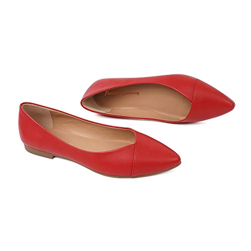 Image of FUNKYMONKEY Women's Classic Ballet Flats Casual Comfort Slip On Flats Shoes
