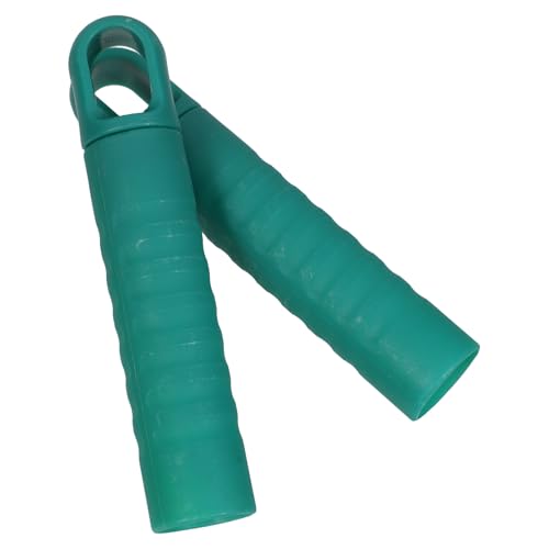 IMIKEYA Lot de 2 Poignées Tubulaires de Manche de Balai Antidérapantes Vertes Ø 25 Mm Trou Suspendu, Accessoires Solide pour Manches de Balai à Franges – Usage Domestique et Professionnel