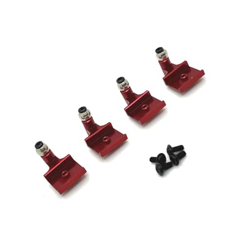 RC�����p�A�N�Z�T���[ For WPL C54 C54-1 C64-1 C74 C74-1 1/16 �����[�g�R���g���[���J�[�A�b�v�O���[�h�p�[�c ���A�ƃV���b�N�A�u�\�[�o�[�u���P�b�g(Red)