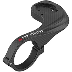 KOM Cycling Wahoo Elemnt Mount Compatible with Multiple Wahoo Computers Including The Wahoo Elemnt Bolt, Elemnt Roam, Elemnt Mini, and Elemnt - Multiple Colors 24g Out Front Computer Mount (Carbon) | powersports-electrical-device-mounts