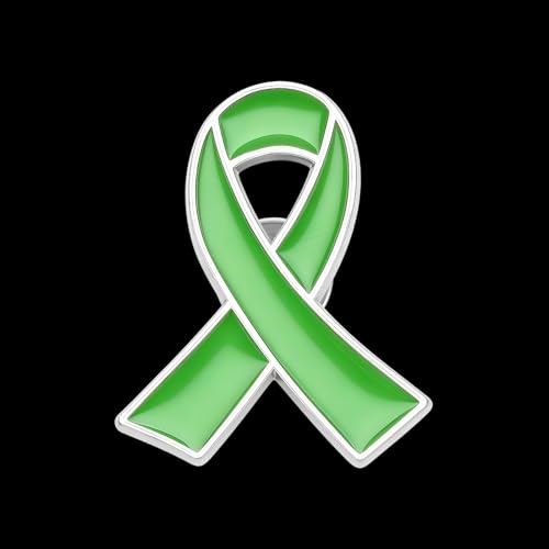 Image of 6Pcs Awareness Enamel Ribbon Lapel Pins Ribbon Brooch Pin for Charity Events Survivor Campaign Party Favors Supplies