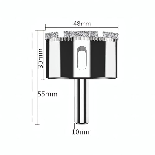 Juego de 10 brocas de diamante 4 mm para vidrio miniatura 2