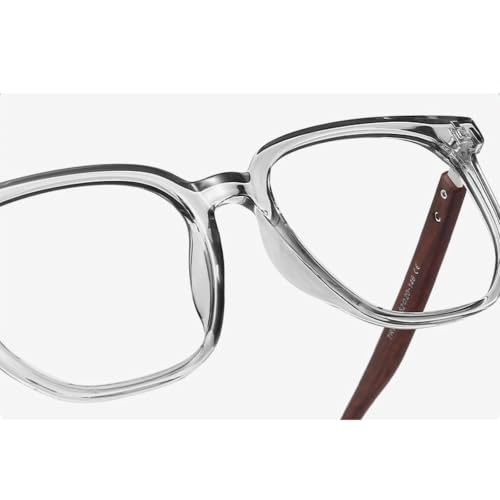 Monturas de gafas de bloqueo para computadora cuadradas sin receta Noir 4