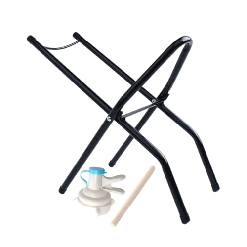 Soporte para bidones de 20 L, portacontenedores para fuente de agua, organizador plegable con boquilla vertedero y palanca, almacenamiento de espacio para cocina en casa