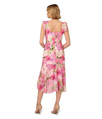 Image of Adrianna Papell Printed Midi Dress