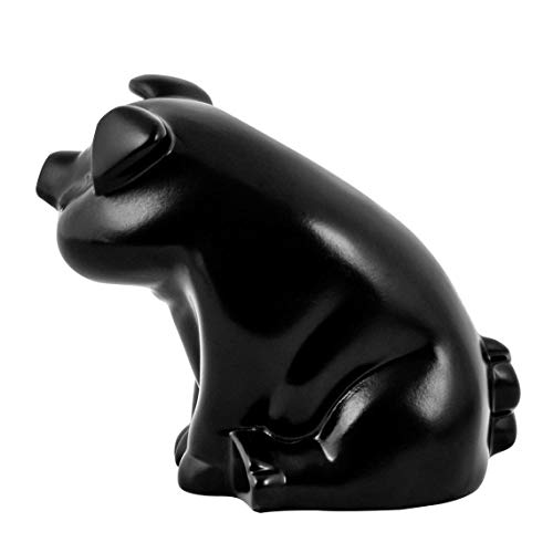 GG Grand General 48204 Ornamento com capuz de porco sorridente preto fosco