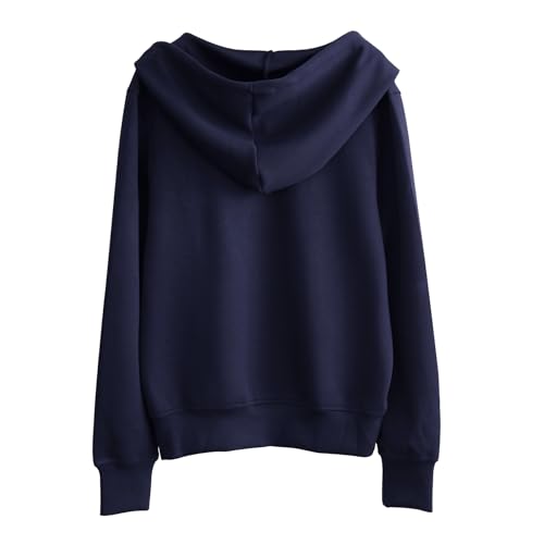 Pull à capuche col en V confortable pour masquer les imperfections et rester stylée