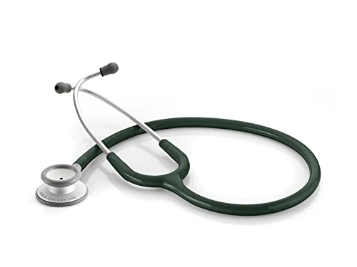 Image of ADC Adscope Lite 619 Ultra Lightweight Clinician Stethoscope with Tunable AFD Technology, Dark Green