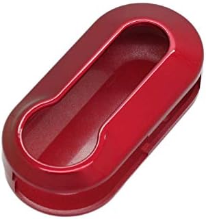 SEGADEN Paint Metallic Color Shell Cover ABS Hard Case Holder Compatible with FIAT Remote Flip Key Fob 3 Button SV0755 Red image 5