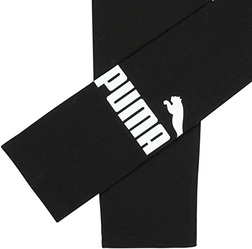 PUMA Ess Logo Leggings G Collant, Black, 140