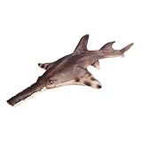 Reproduction de texture détaillée : les figurines d'animaux marins soulignent les caractéristiques réalistes du poisson, comme les particularités du rostre dentelé, offrant une reproduction biologique qui favorise la compréhension intuitive « anatomie, idéale pour enrichir les cours de sciences par l'exploration tactile et directe