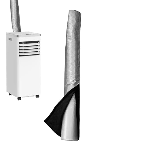 Ratpzou Aislante Para Manguera AC - Compatible Con Mangueras Escape Aire Acondicionado 12,7-15 Cm De Diámetro,Envoltura Aislante Tubo AC Portátil,para hogar, apartamento, oficina y