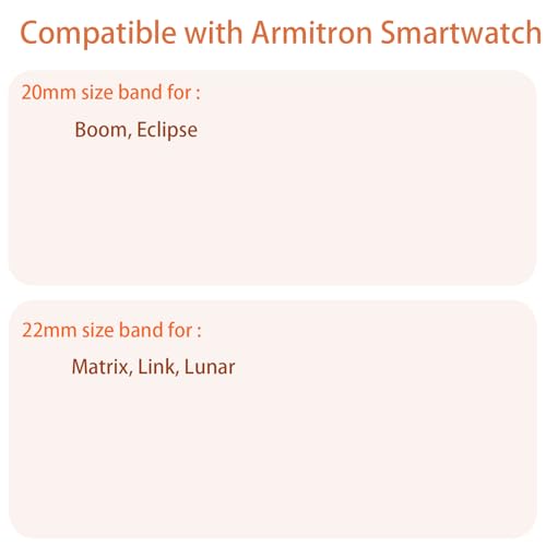 Compatible with Armitron Matrix Smartwatch bands, 20mm, 22mm Quick Release Jewelry Chain Metal Wristband with Leather Compatible with Armitron Connect Matrix, Link, Lunar, Boom, Eclipse Smartwatch (Rose Gold, 22mm size band)