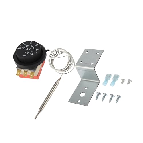 RATCHROLL 12V Electric Radiator Fan Thermostat Controller Kit Liquid Expansion Temperature Control Switch for Car Replacement Car Parts