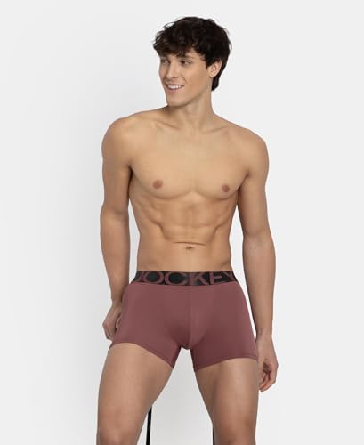 Image of Jockey IC28 Men Tactel Microfiber Elastane Stretch Solid Trunk with Moisture Move Properties