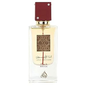 Lattafa Perfumes Ana Abiyedh Rouge for Unisex Eau de Parfum Spray, 2.0 Ounce / 60 ml