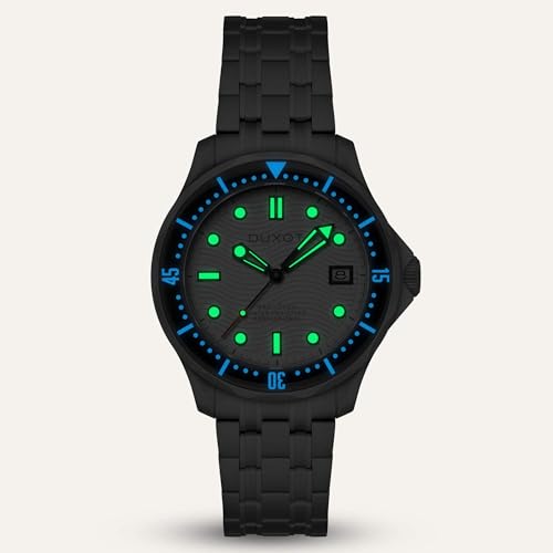 Image of DUXOT Henri Men's Automatic Dive Watch - Japanese Movement, 41mm Stainless Steel Case, Water Resistant 200m, Stainless Steel Bracelet, DX-2060