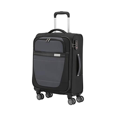 Travelite Meteor 4w Trolley S, 89447-01 Koffer, 38.0 Liter, Schwarz