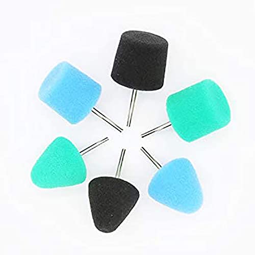 KVSERT Detail Polijstmachine Pad, Buffing Pad Kit voor Mini Polijstmachine Elektrische Boor Gereedschap,Polijsten Pad voor Kleine Gebieden Polijsten