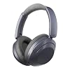 iKF-T3 Wireless Headphones Bluetooth 5.3 Active Noise Cancelling 125H Playtime Hi-Res Smart App Control 38ms Low Latency Foldable Lightweight Headset for PC Home Travel Office (WuMai-Blue)